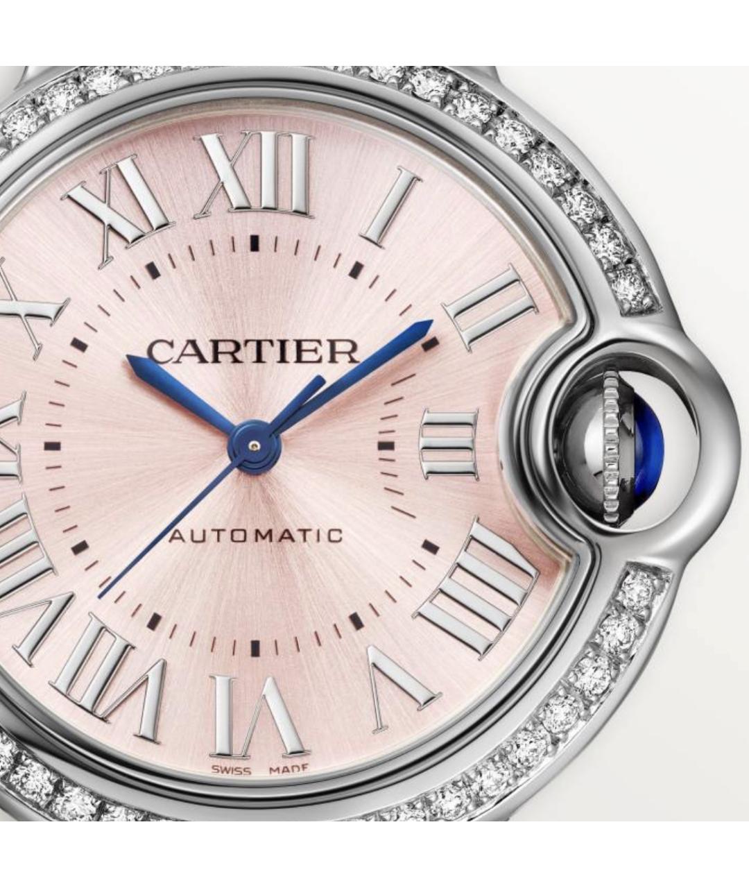 CARTIER Серебряные часы из белого золота, фото 3