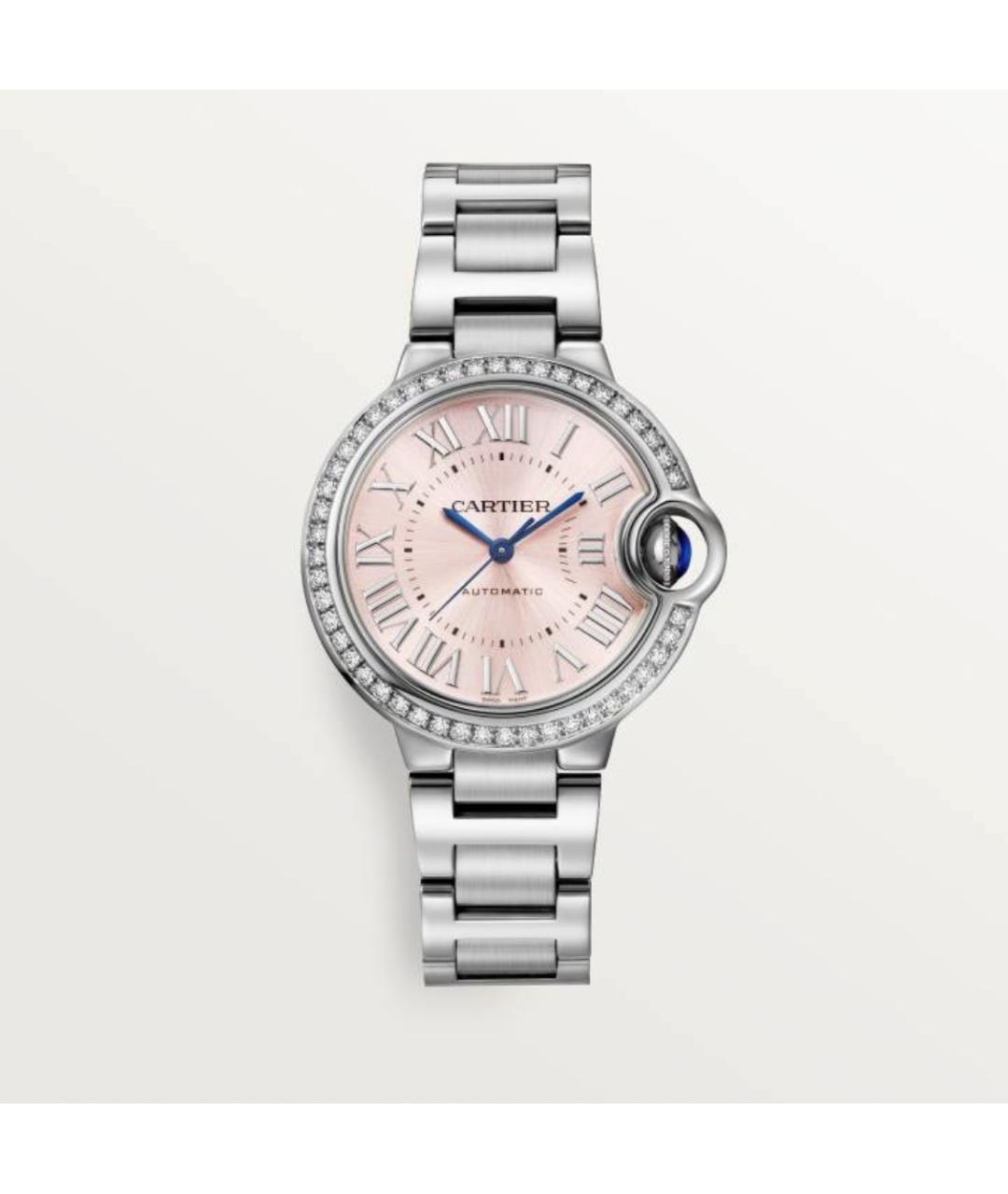 CARTIER Серебряные часы из белого золота, фото 4