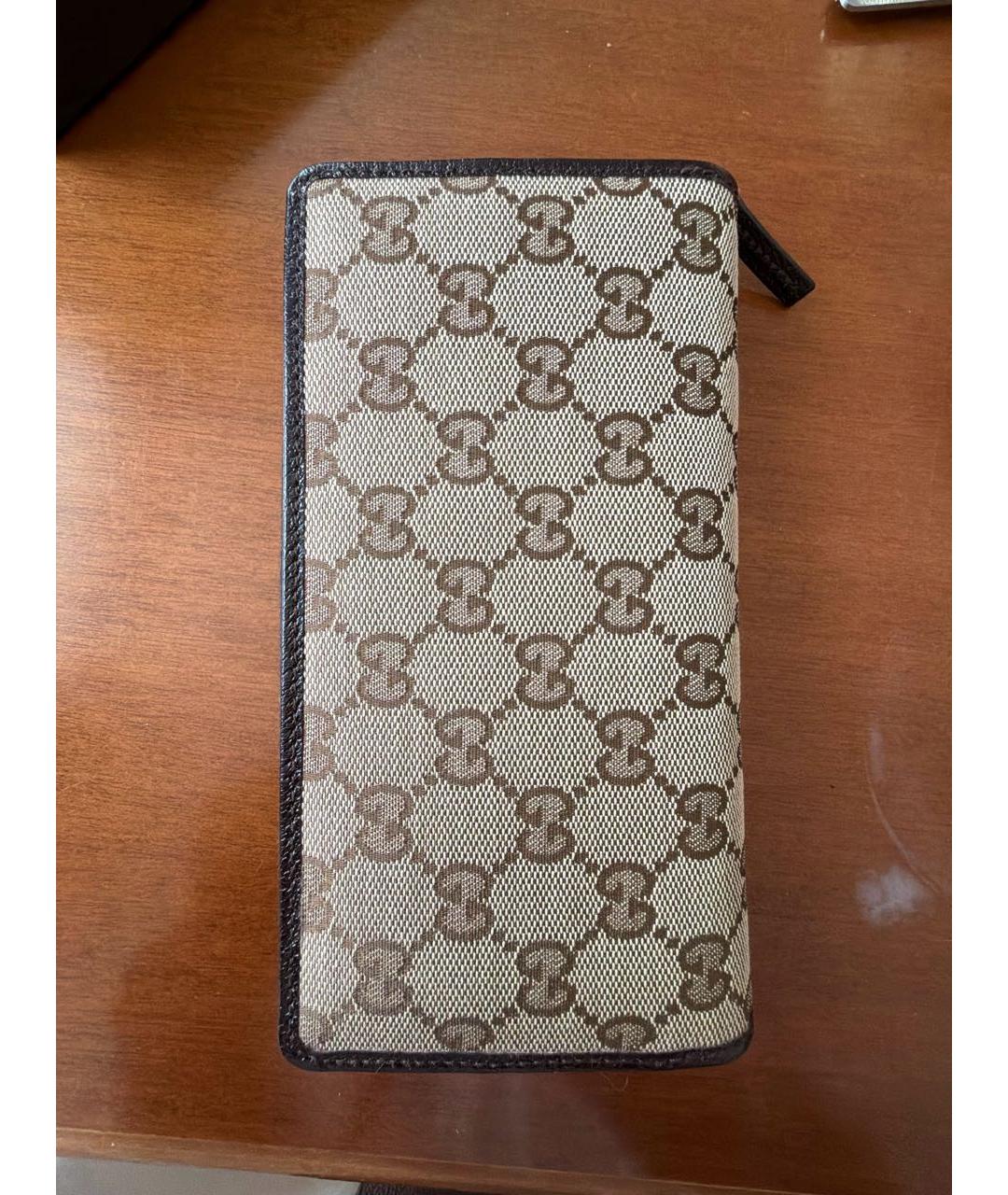GUCCI Бежевый кошелек, фото 3