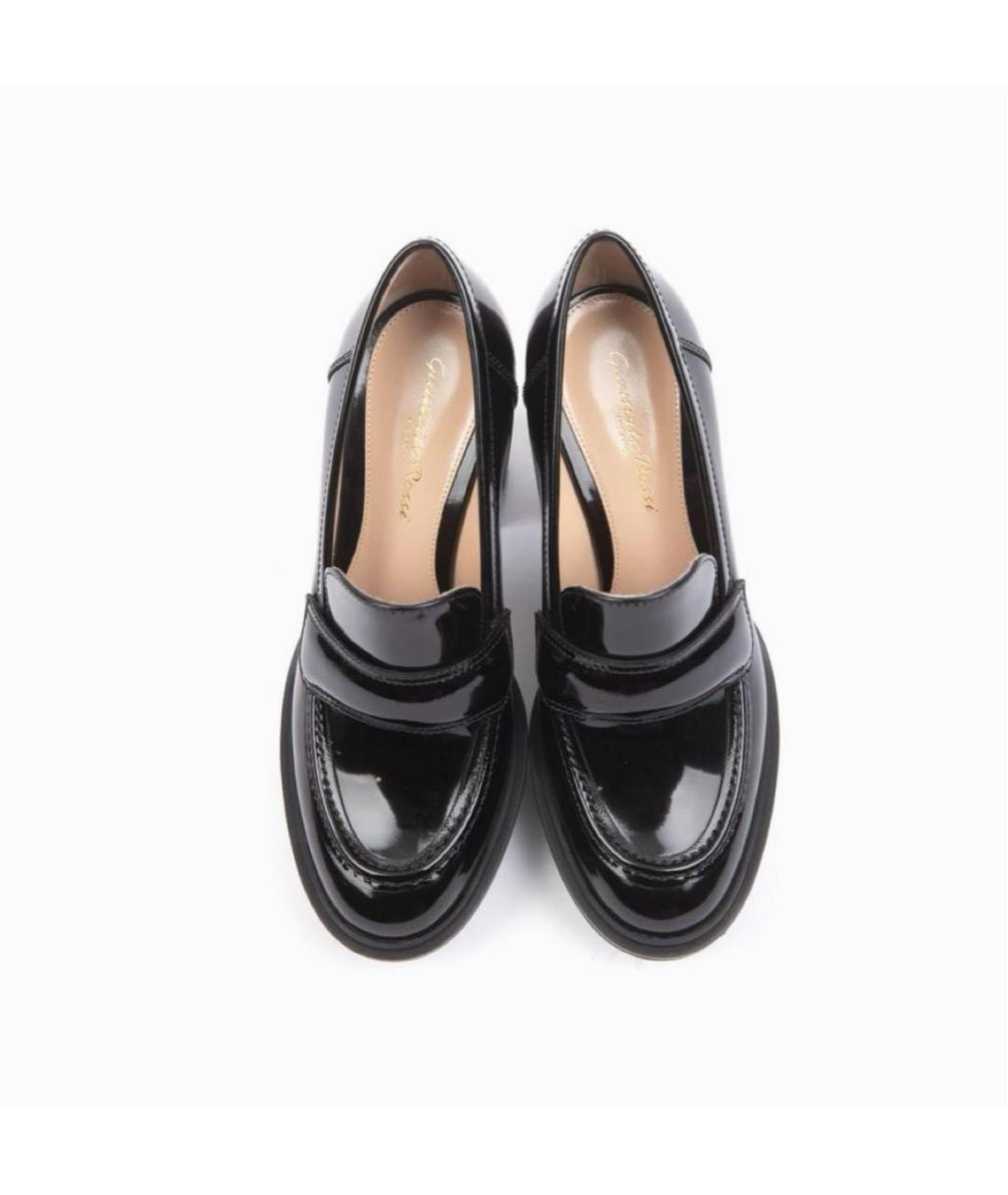 GIANVITO ROSSI Черные туфли из лакированной кожи, фото 3