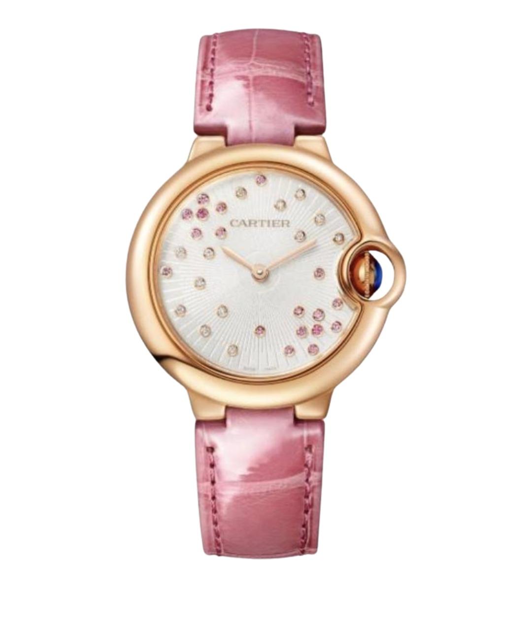 CARTIER Розовые часы из розового золота, фото 1