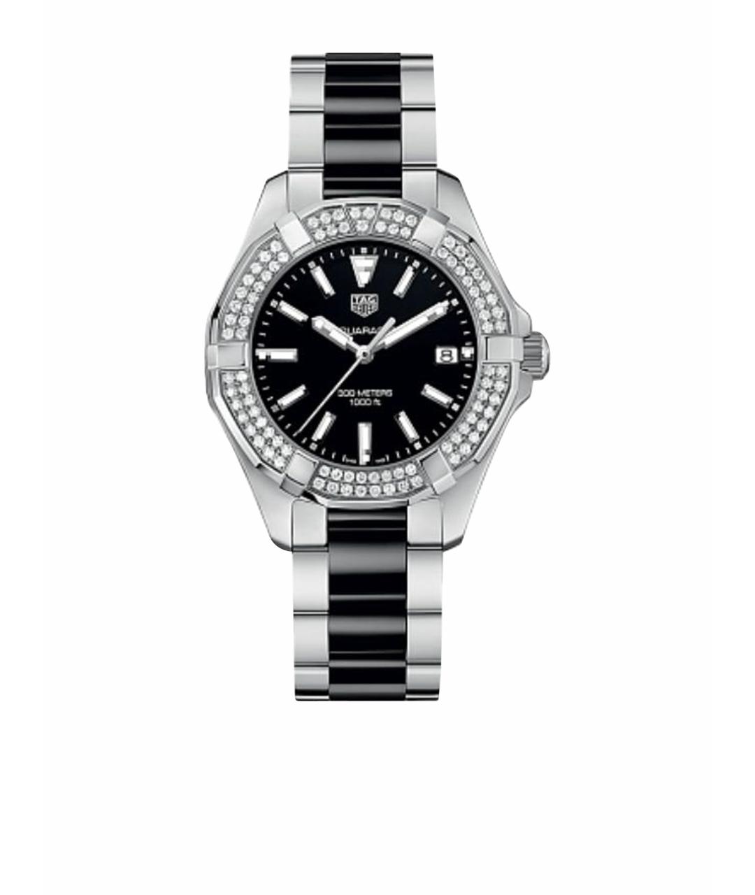 TAG HEUER Серебряные металлические часы, фото 1
