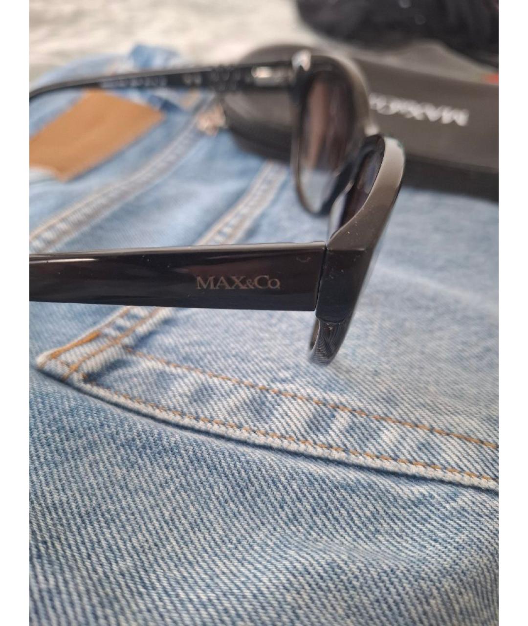 MAX&CO Черные пластиковые солнцезащитные очки, фото 3