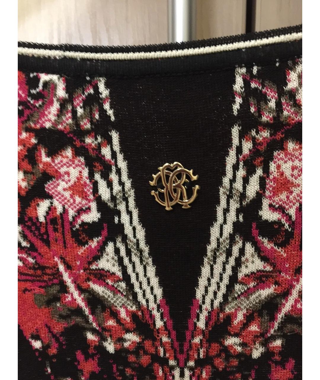 ROBERTO CAVALLI Мульти вискозное повседневное платье, фото 6