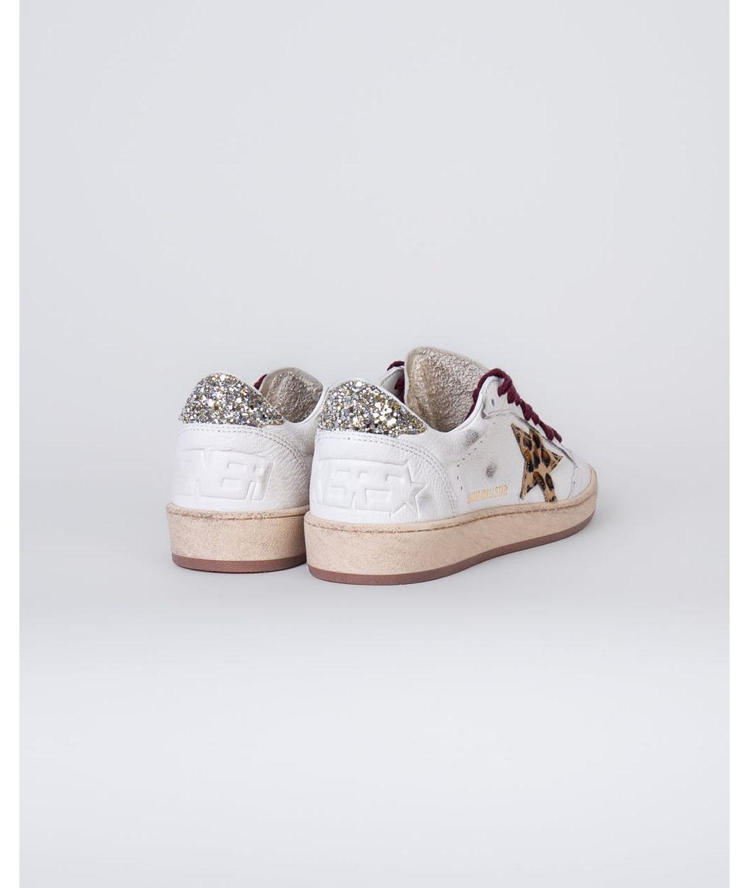 GOLDEN GOOSE Белые кожаные кеды, фото 4