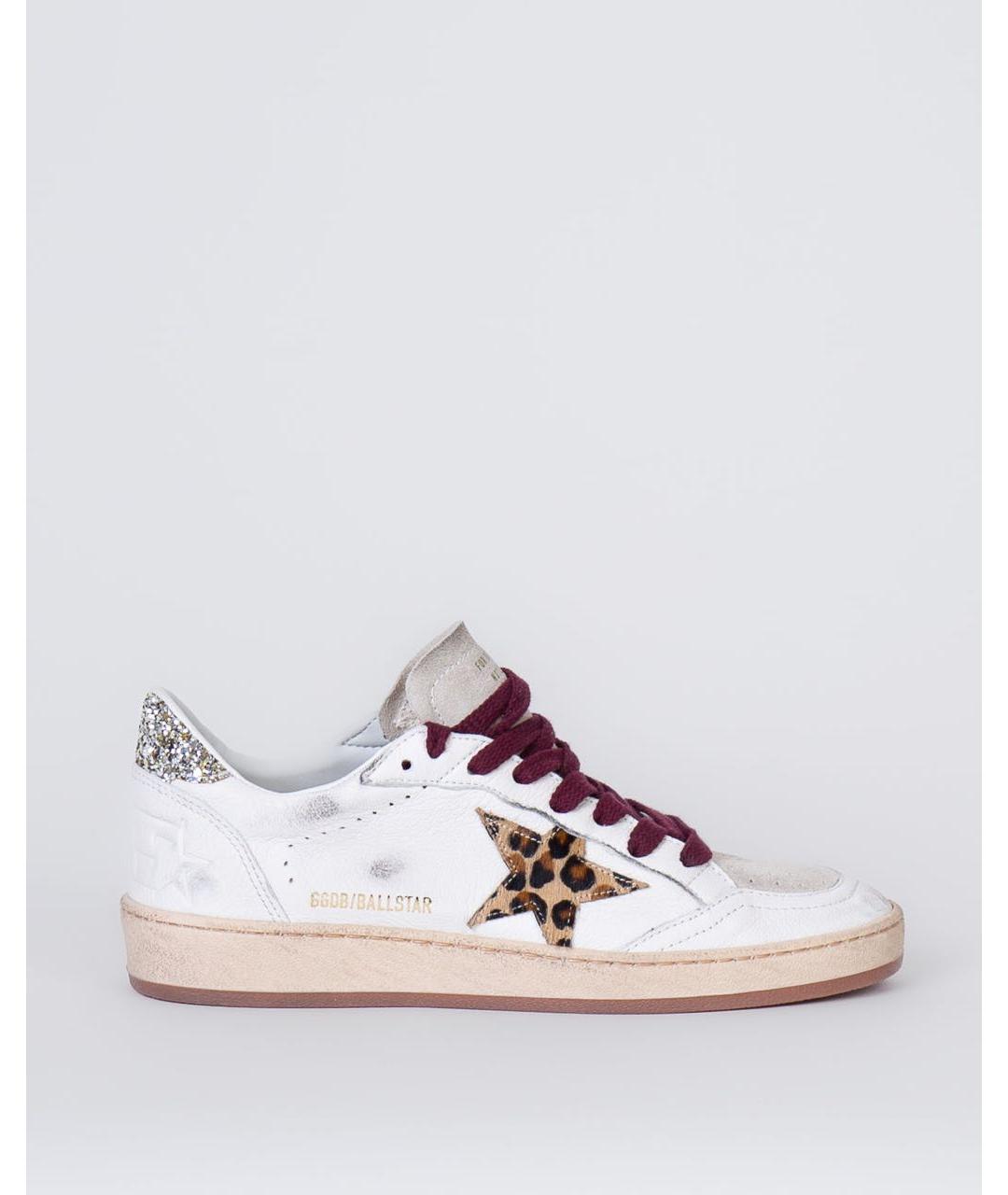 GOLDEN GOOSE Белые кожаные кеды, фото 8