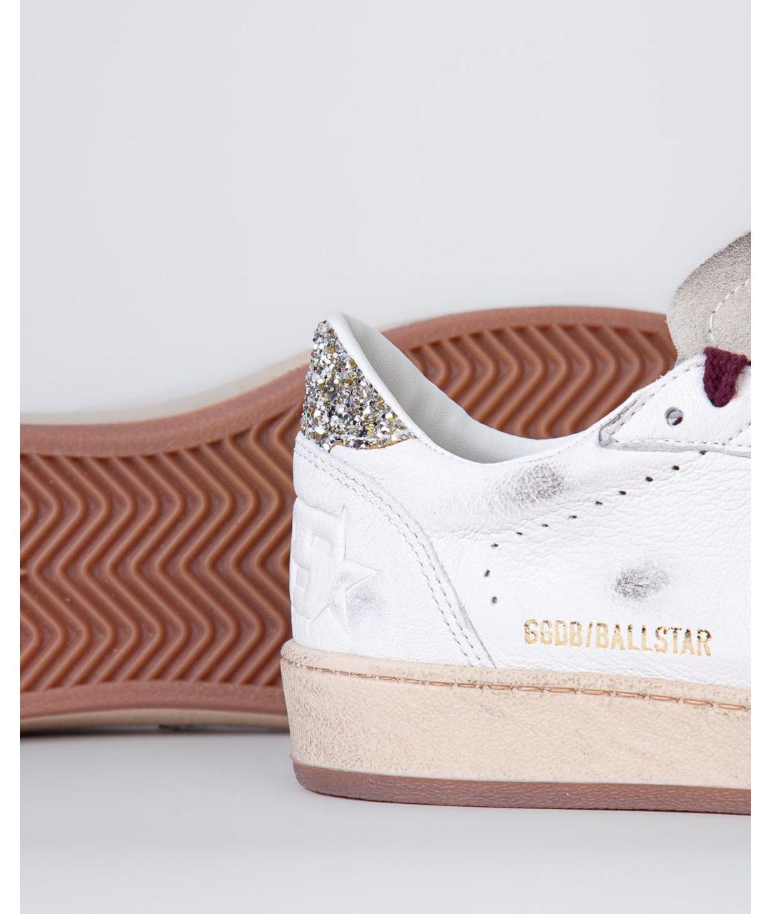 GOLDEN GOOSE Белые кожаные кеды, фото 7