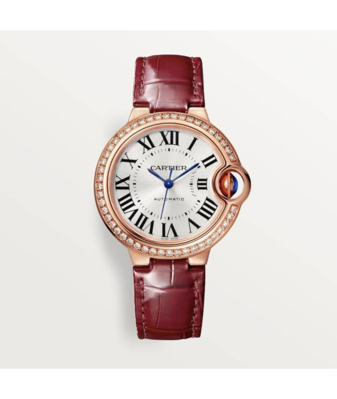 CARTIER Красные часы из розового золота, фото 4
