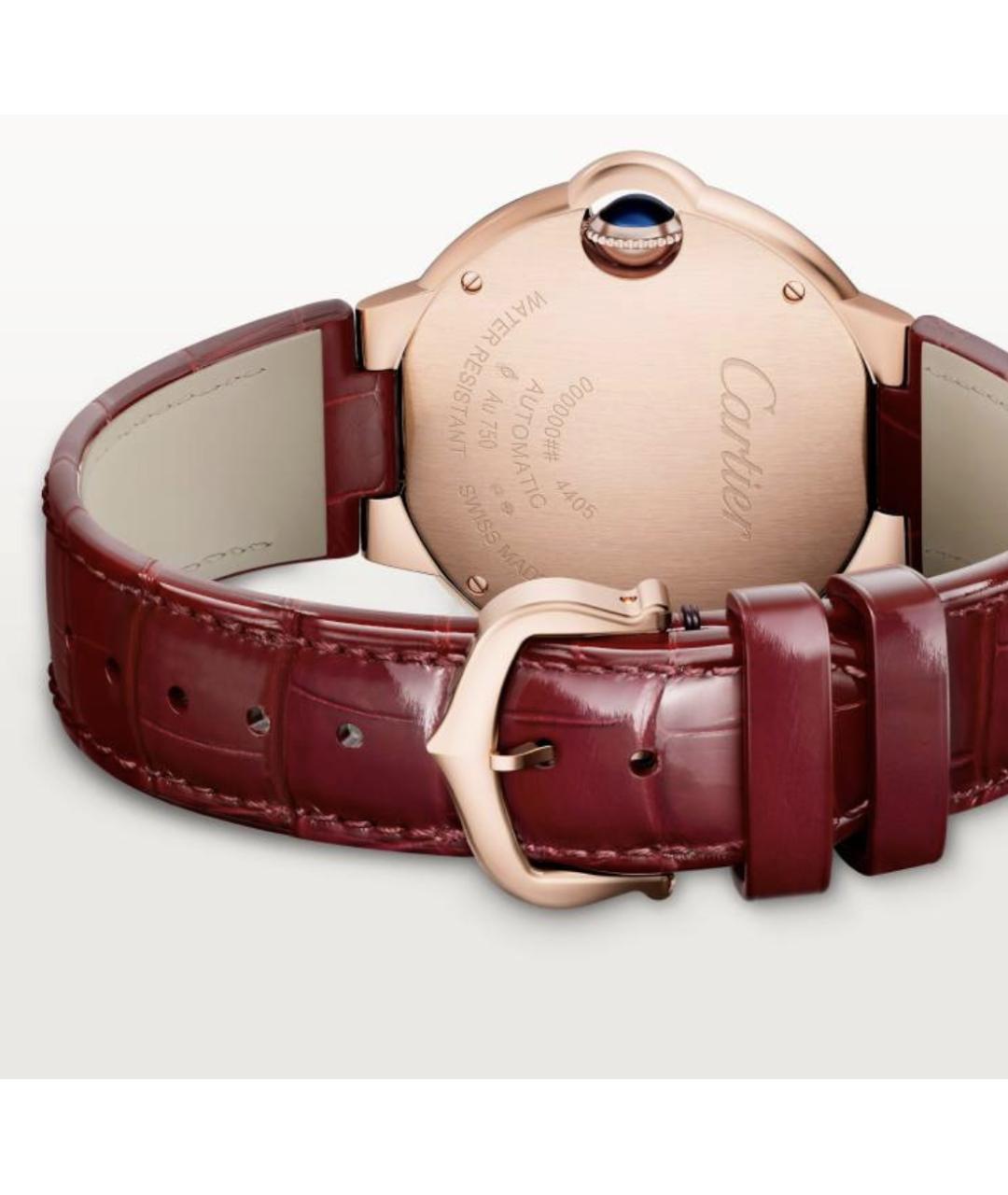 CARTIER Красные часы из розового золота, фото 3