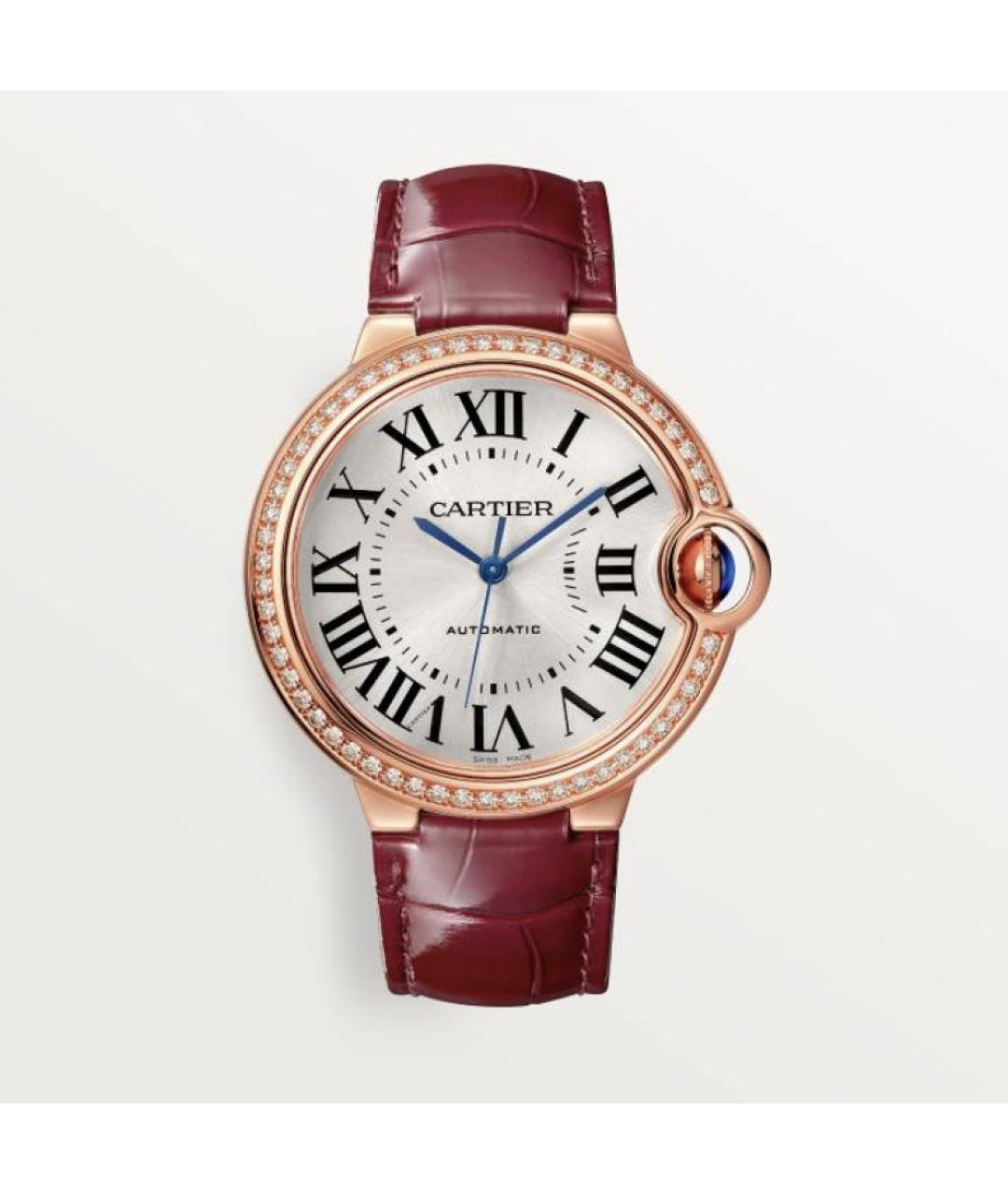 CARTIER Красные часы из розового золота, фото 4