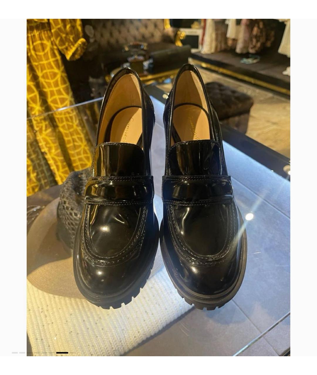GIANVITO ROSSI Черные кожаные туфли, фото 7