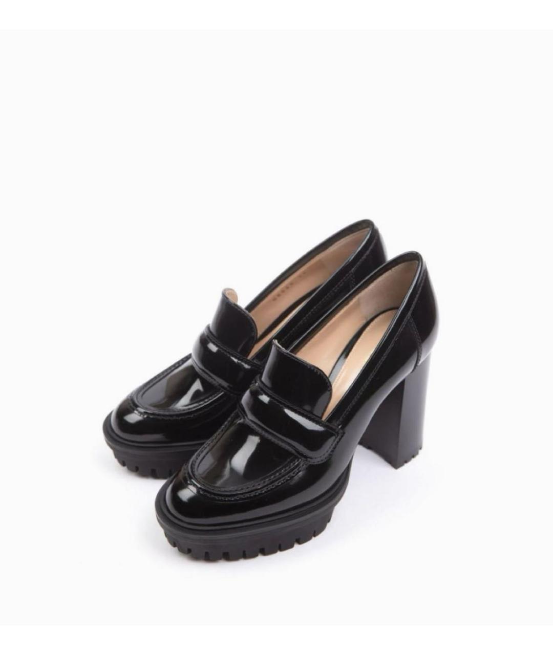 GIANVITO ROSSI Черные кожаные туфли, фото 2