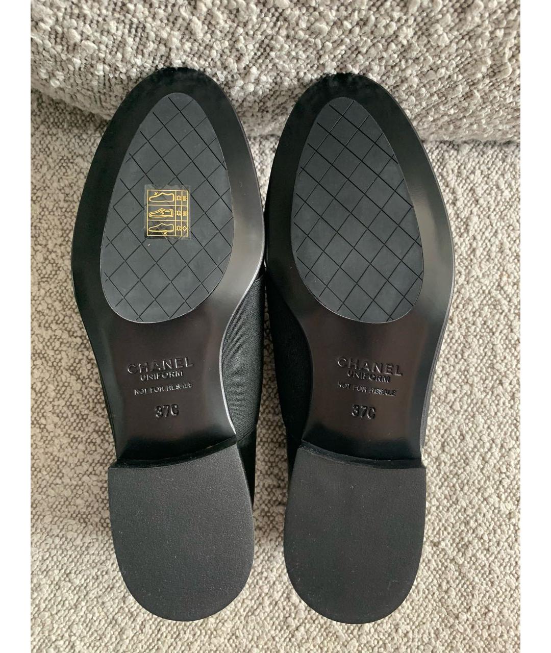 CHANEL Черные кожаные ботинки, фото 5