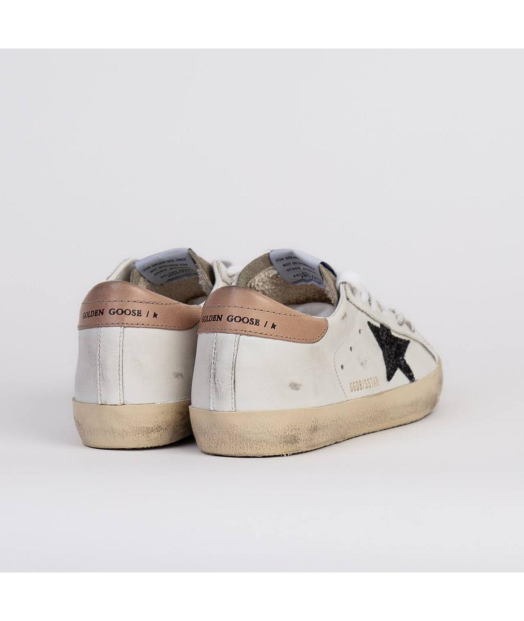 GOLDEN GOOSE Белые кожаные кеды, фото 4