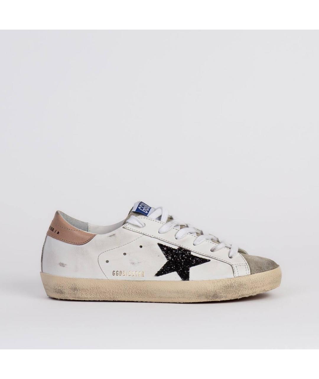 GOLDEN GOOSE Белые кожаные кеды, фото 6
