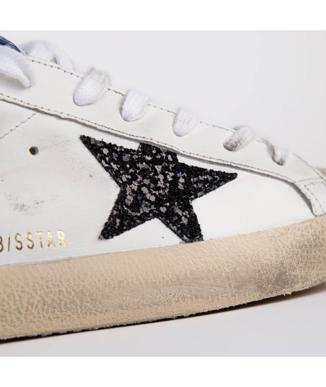 GOLDEN GOOSE Белые кожаные кеды, фото 5