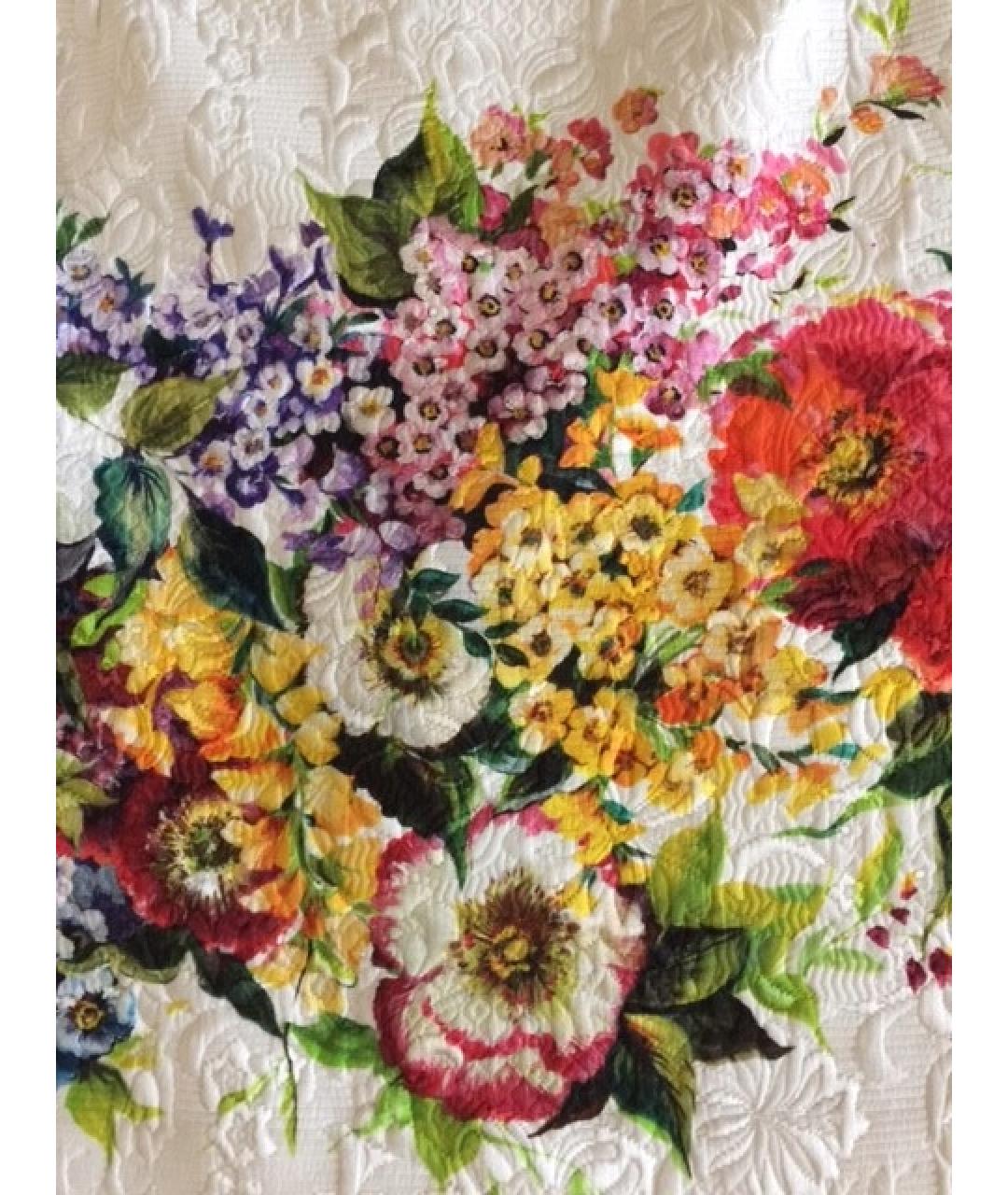 DOLCE&GABBANA Мульти хлопковая юбка мини, фото 4