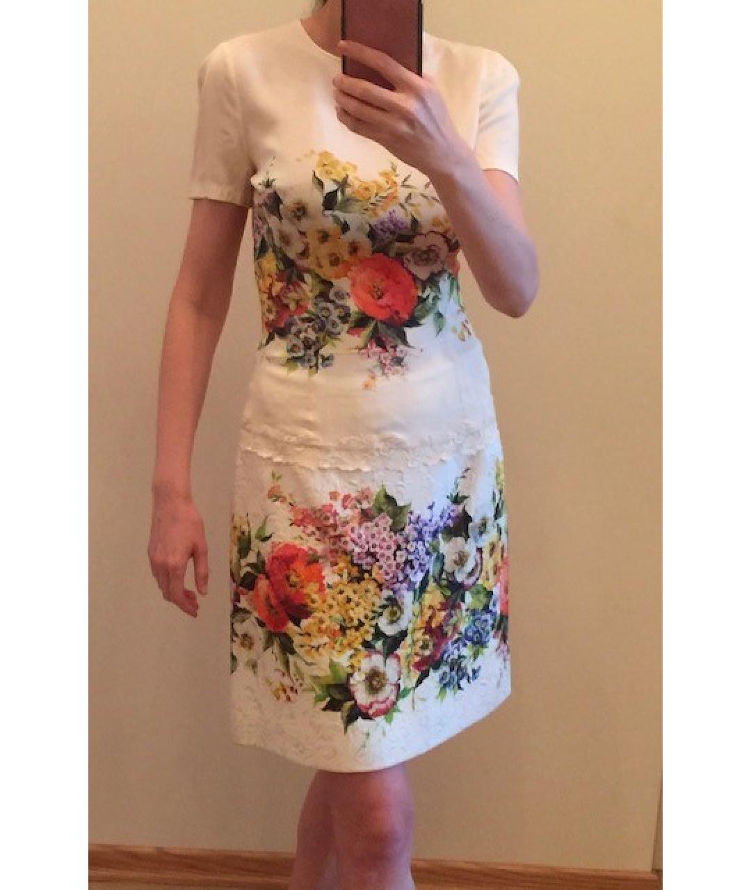 DOLCE&GABBANA Мульти шелковая блузы, фото 6