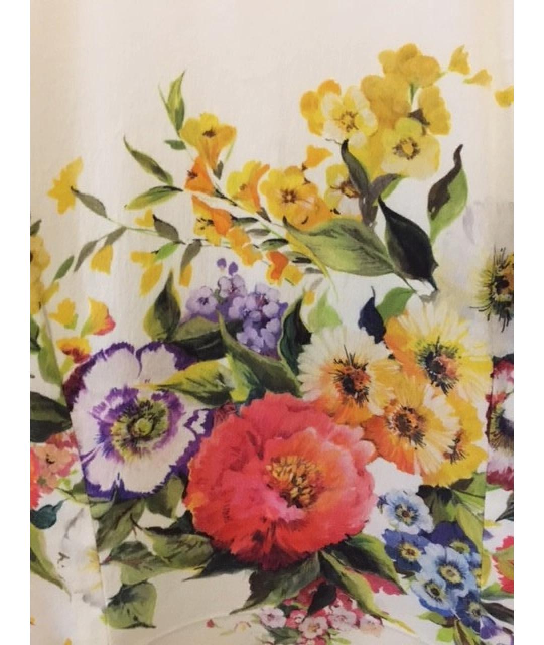DOLCE&GABBANA Мульти шелковая блузы, фото 4