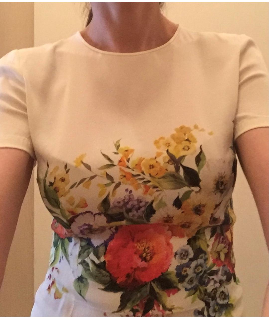 DOLCE&GABBANA Мульти шелковая блузы, фото 7