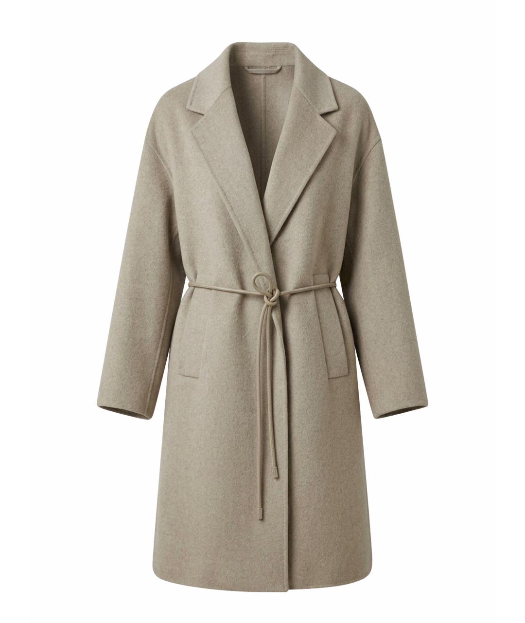 MAX MARA Бежевое кашемировое пальто, фото 1