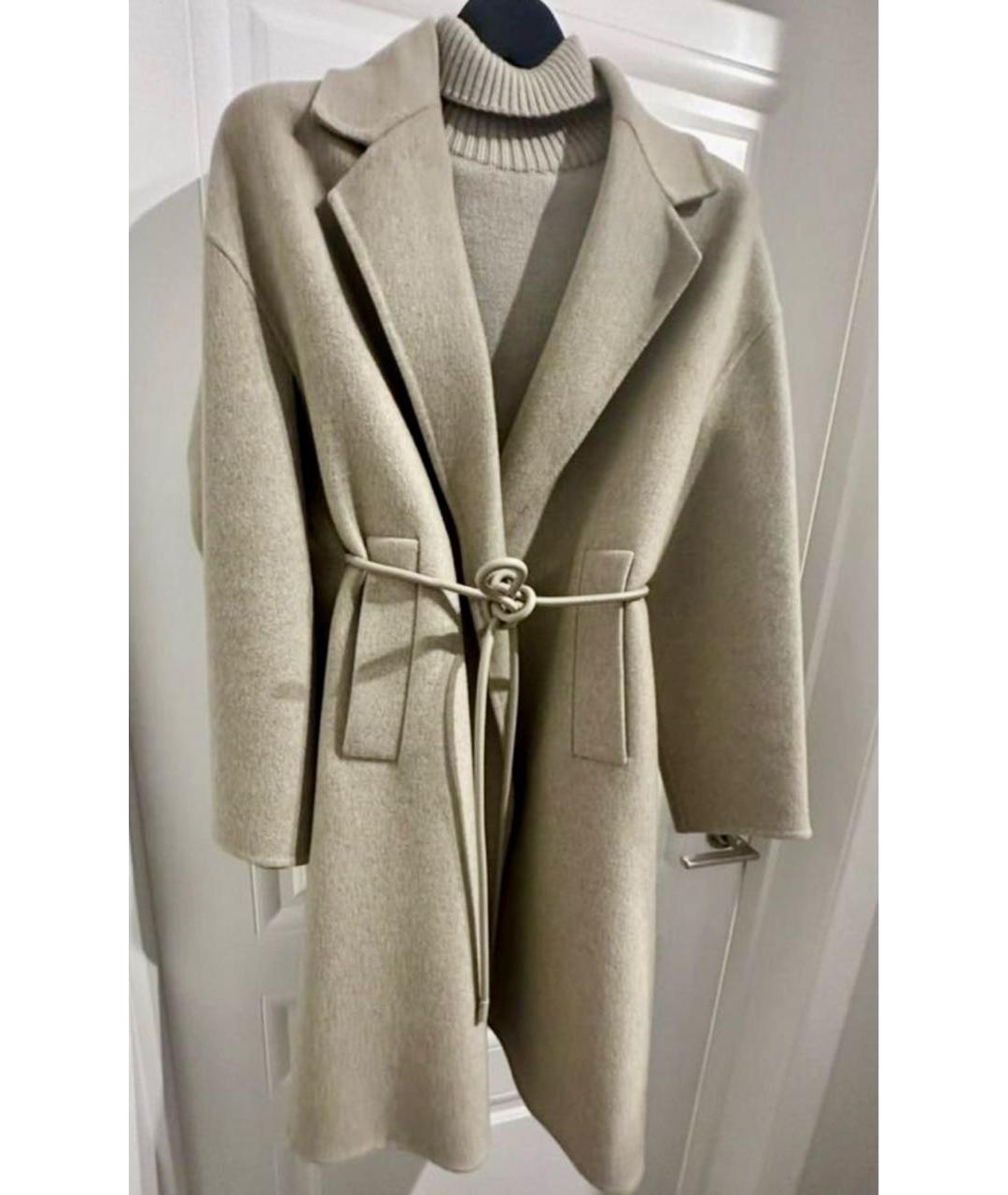 MAX MARA Бежевое кашемировое пальто, фото 8