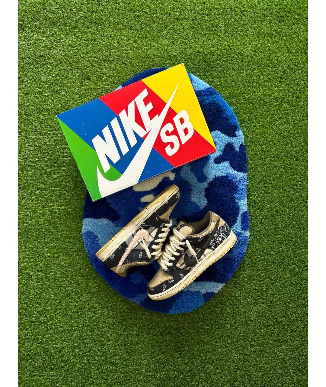 NIKELAB Черные нубуковые низкие кроссовки / кеды, фото 7