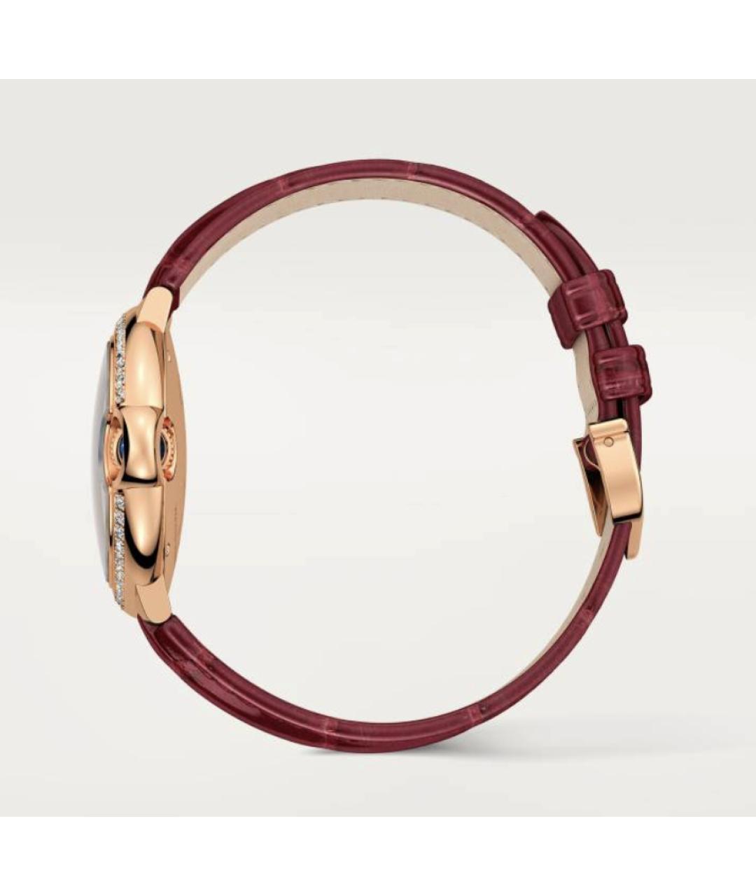 CARTIER Красные часы из розового золота, фото 3