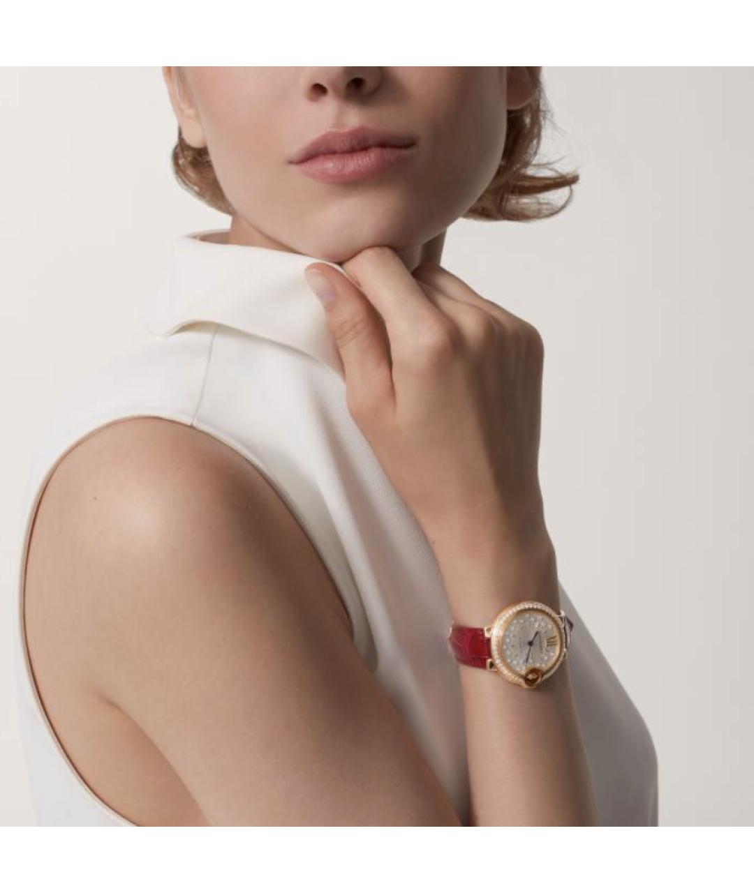CARTIER Красные часы из розового золота, фото 2