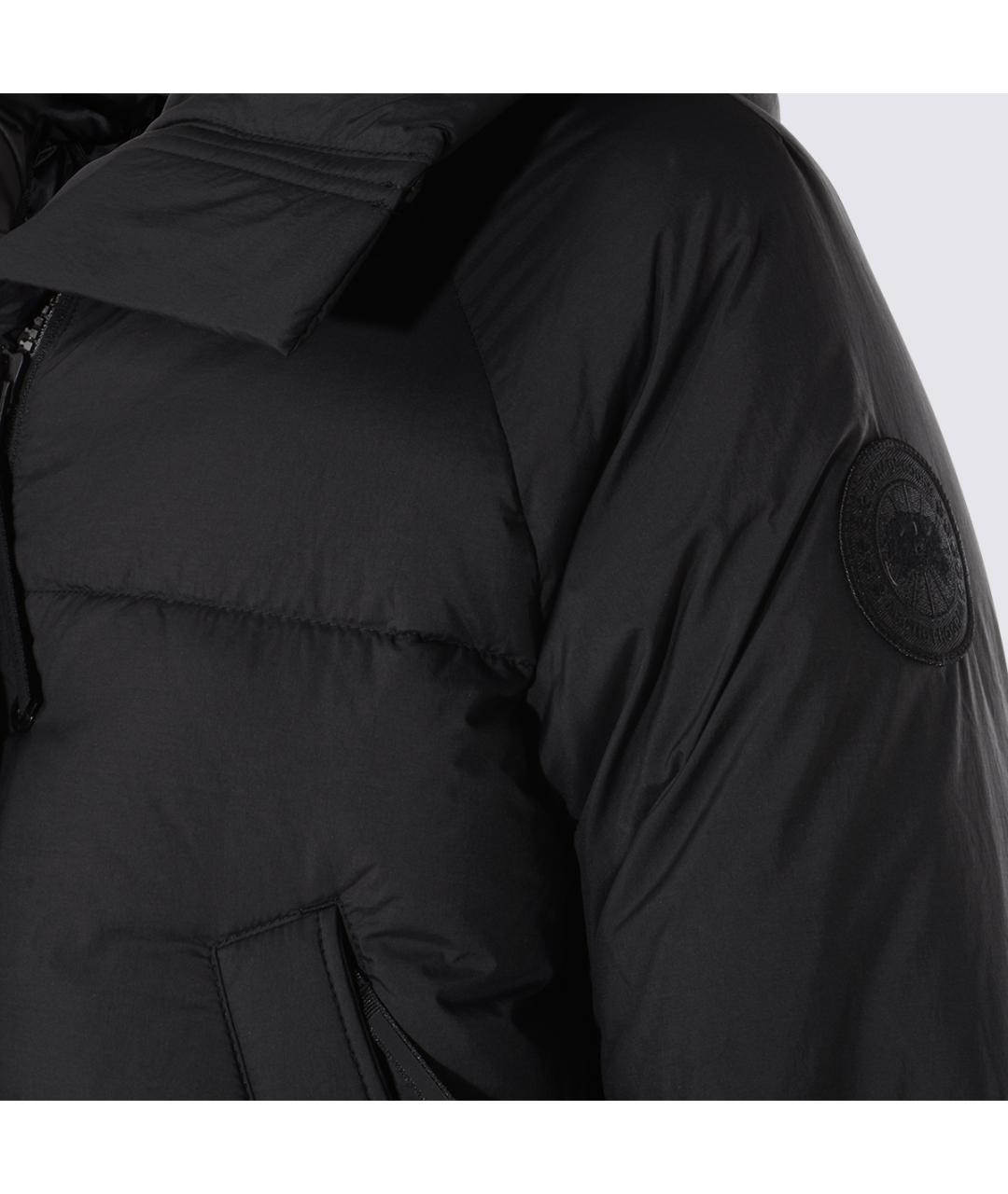 CANADA GOOSE Черная полиамидовая куртка, фото 4