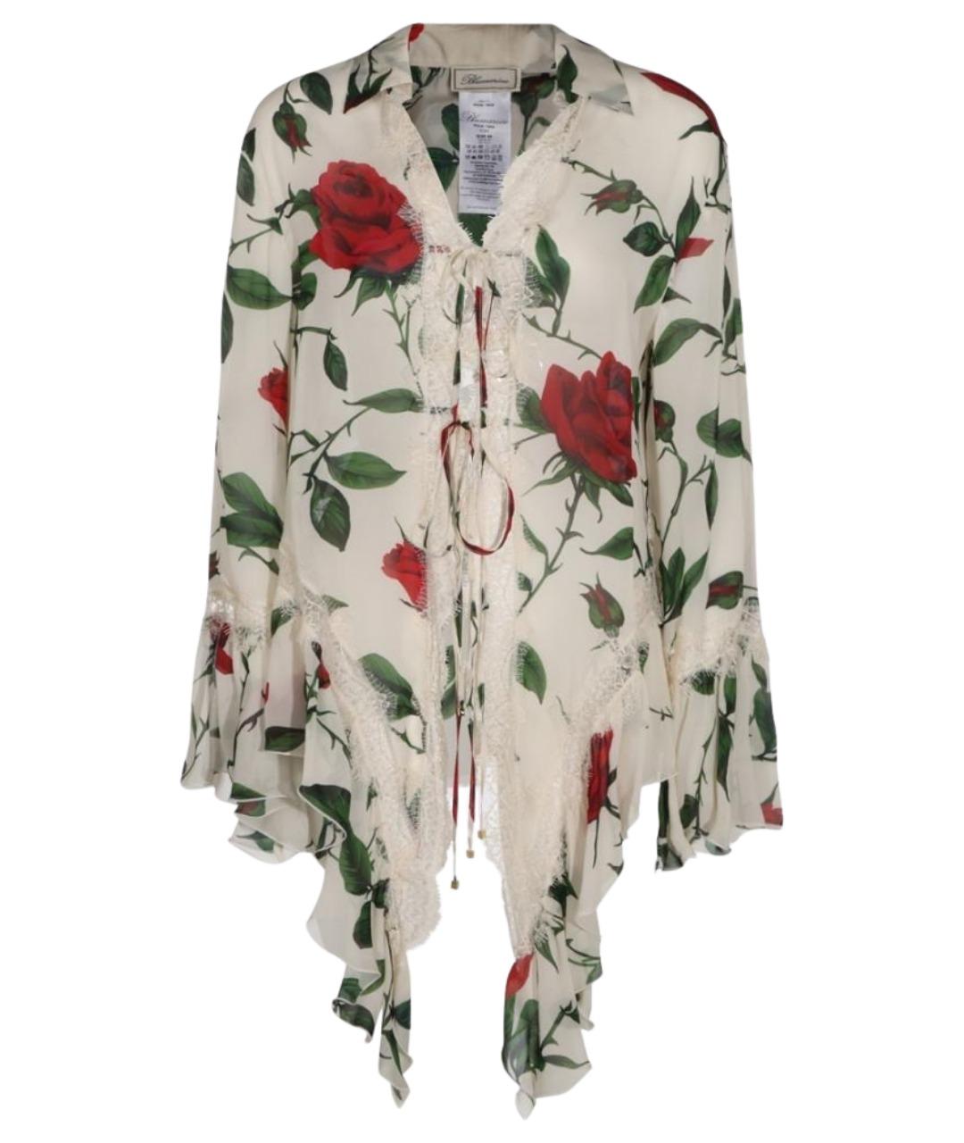 BLUMARINE Мульти вискозная рубашка, фото 1