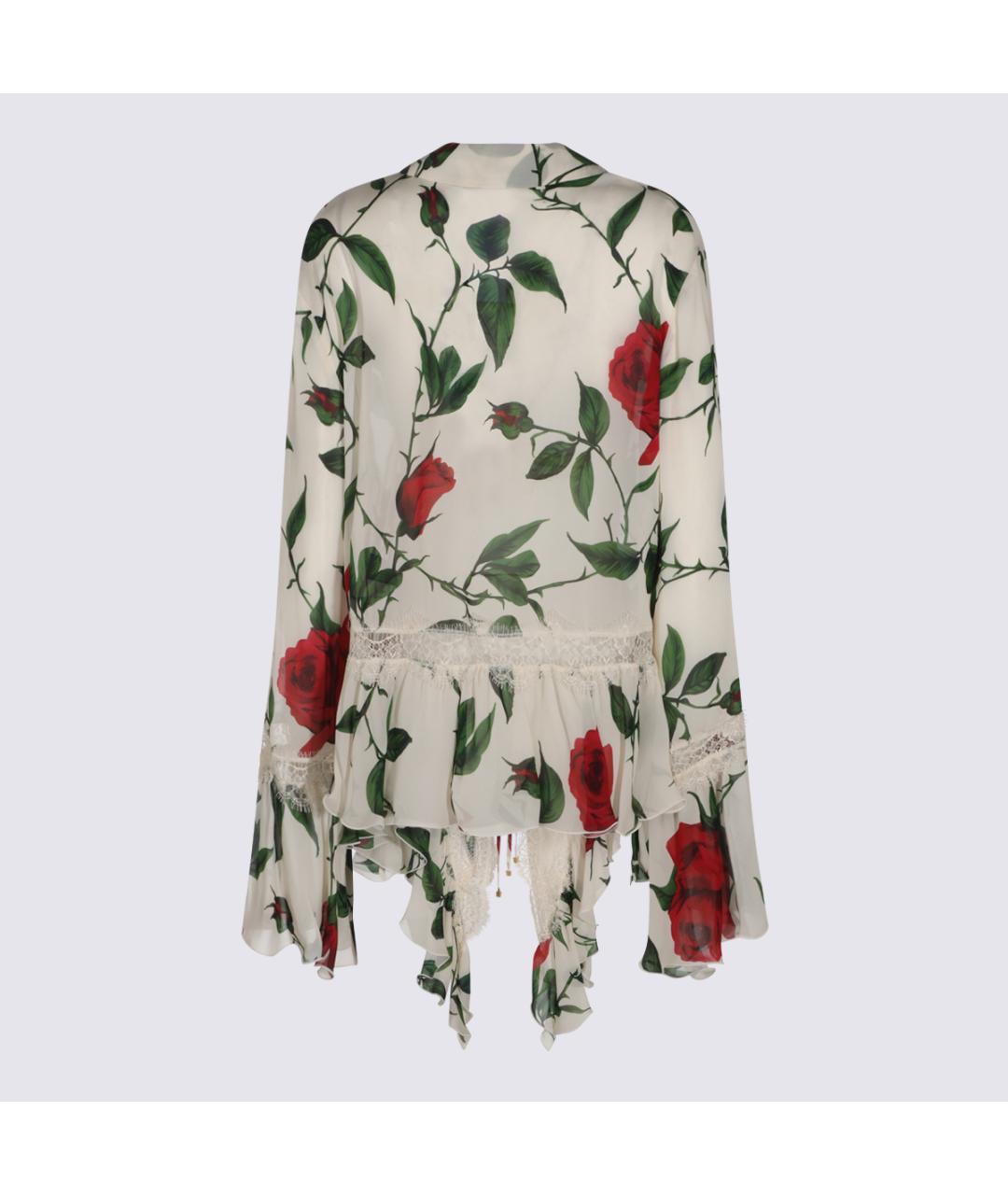 BLUMARINE Мульти вискозная рубашка, фото 2