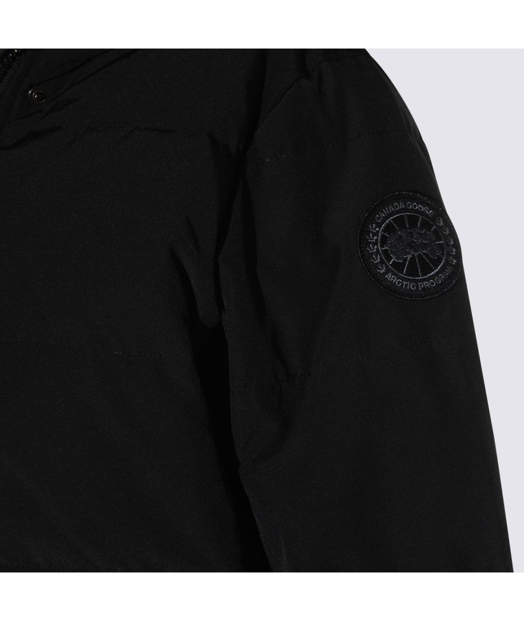 CANADA GOOSE Черная полиэстеровая парка, фото 3