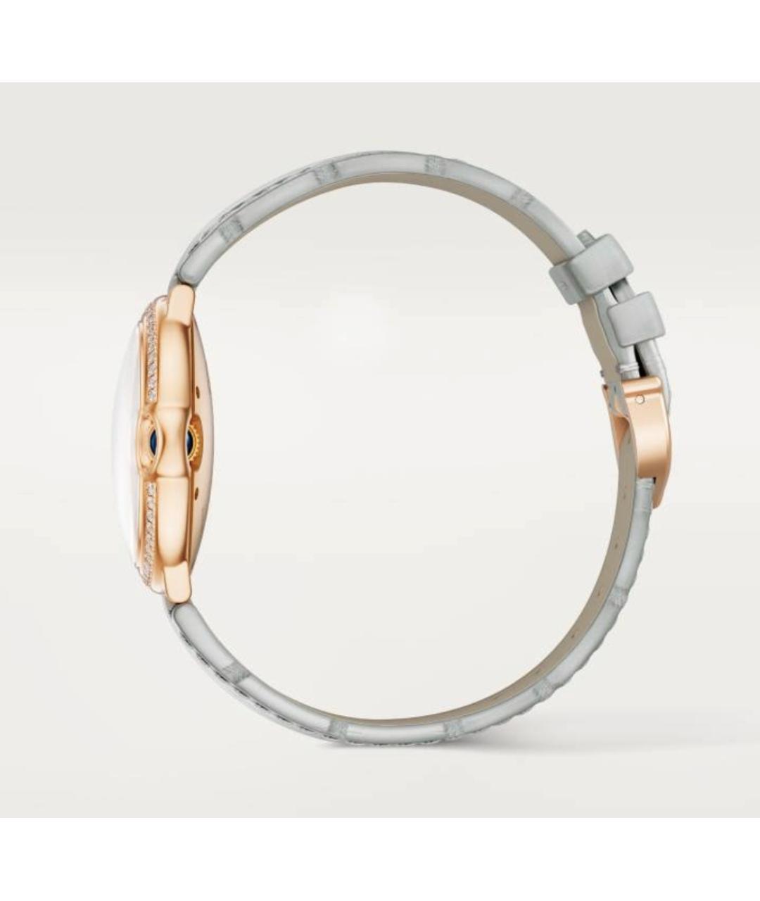 CARTIER Серые часы из розового золота, фото 2