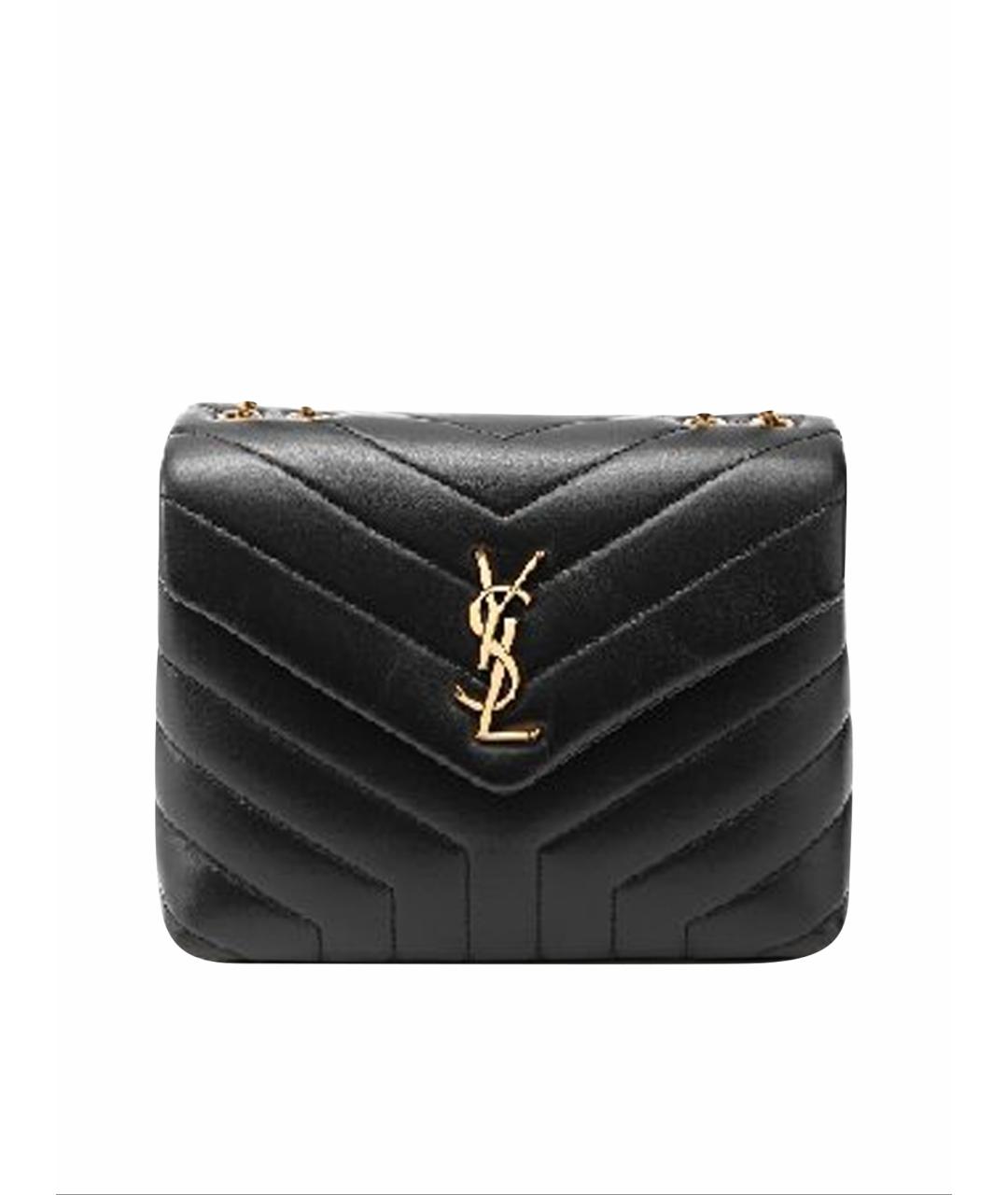 SAINT LAURENT Черная сумка через плечо, фото 1