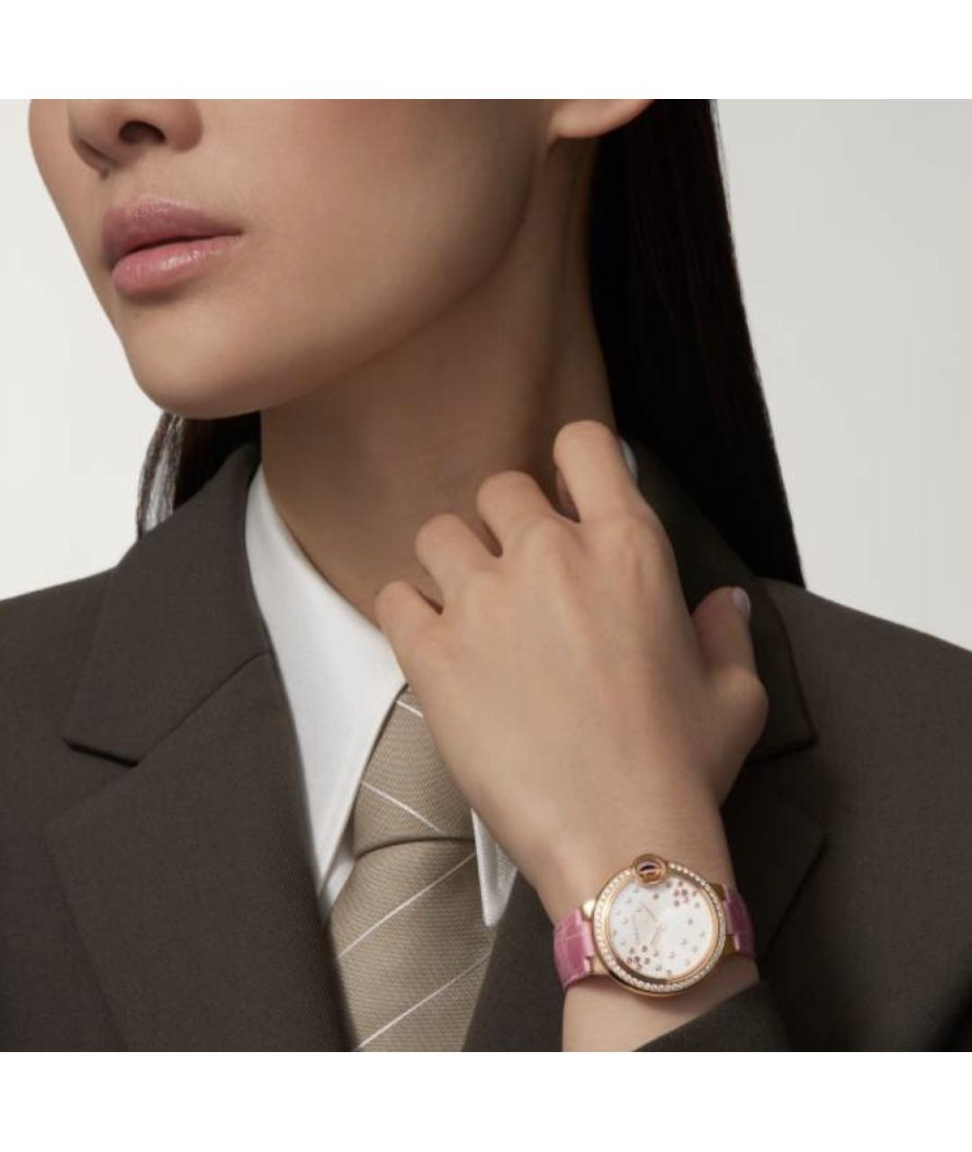 CARTIER Розовые часы из розового золота, фото 2