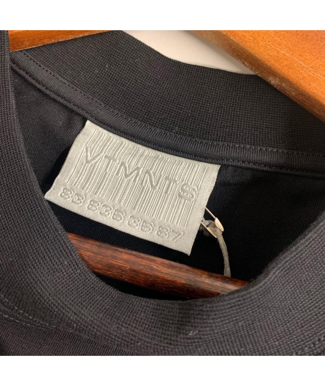 VETEMENTS Черная футболка, фото 3