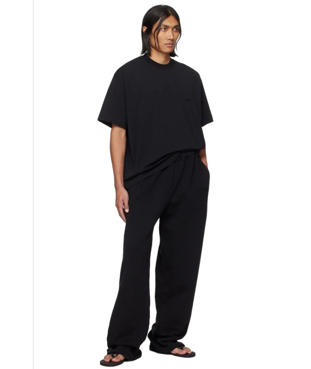 VETEMENTS Черная футболка, фото 7