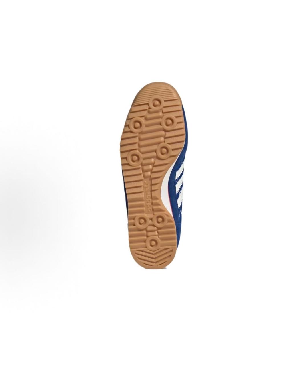 ADIDAS Синие текстильные низкие кроссовки / кеды, фото 6