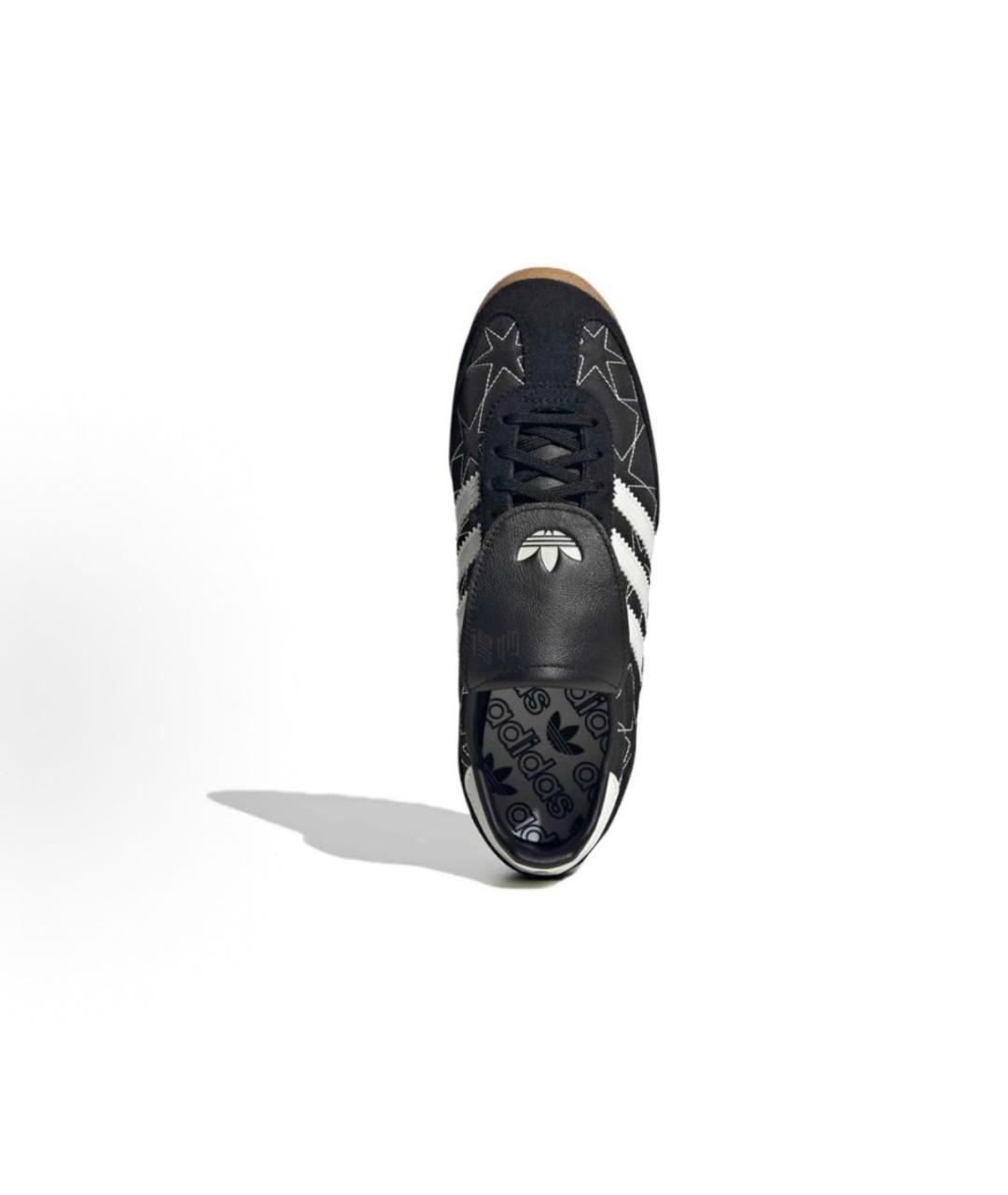 ADIDAS Черные текстильные низкие кроссовки / кеды, фото 3