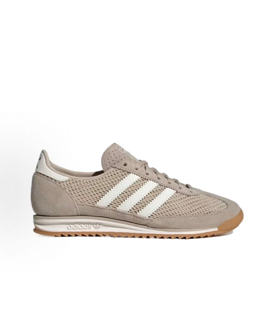 ADIDAS Бежевые текстильные низкие кроссовки / кеды, фото 6