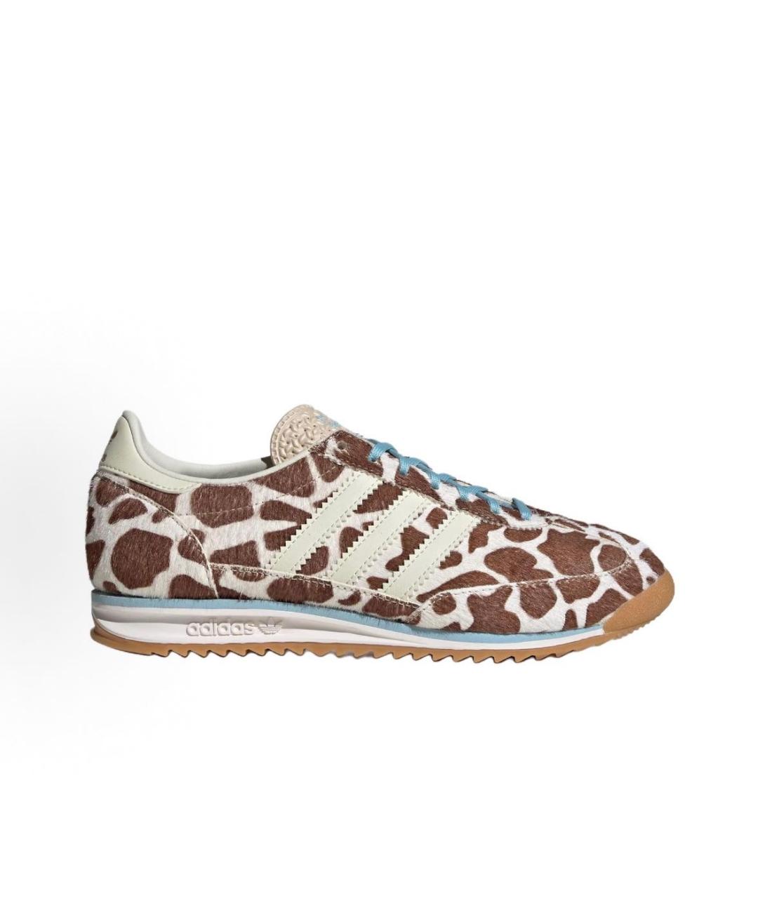 ADIDAS Коричневые текстильные низкие кроссовки / кеды, фото 6