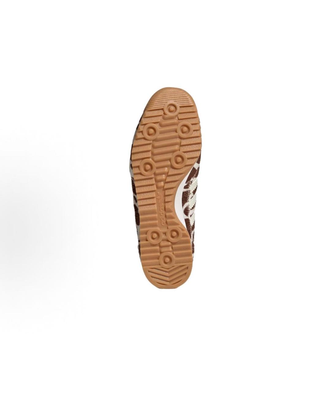 ADIDAS Коричневые текстильные низкие кроссовки / кеды, фото 5