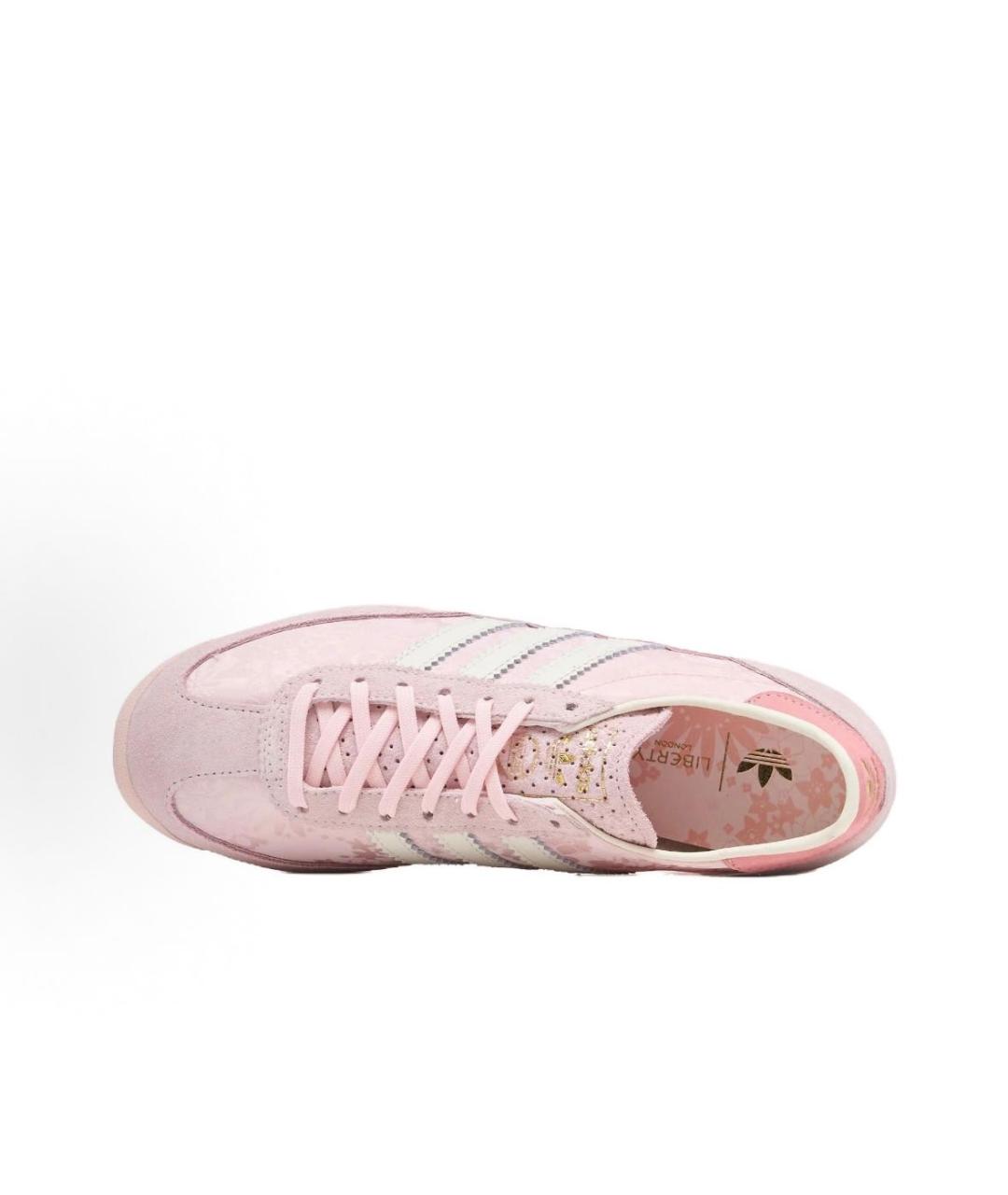 ADIDAS Розовые текстильные низкие кроссовки / кеды, фото 5