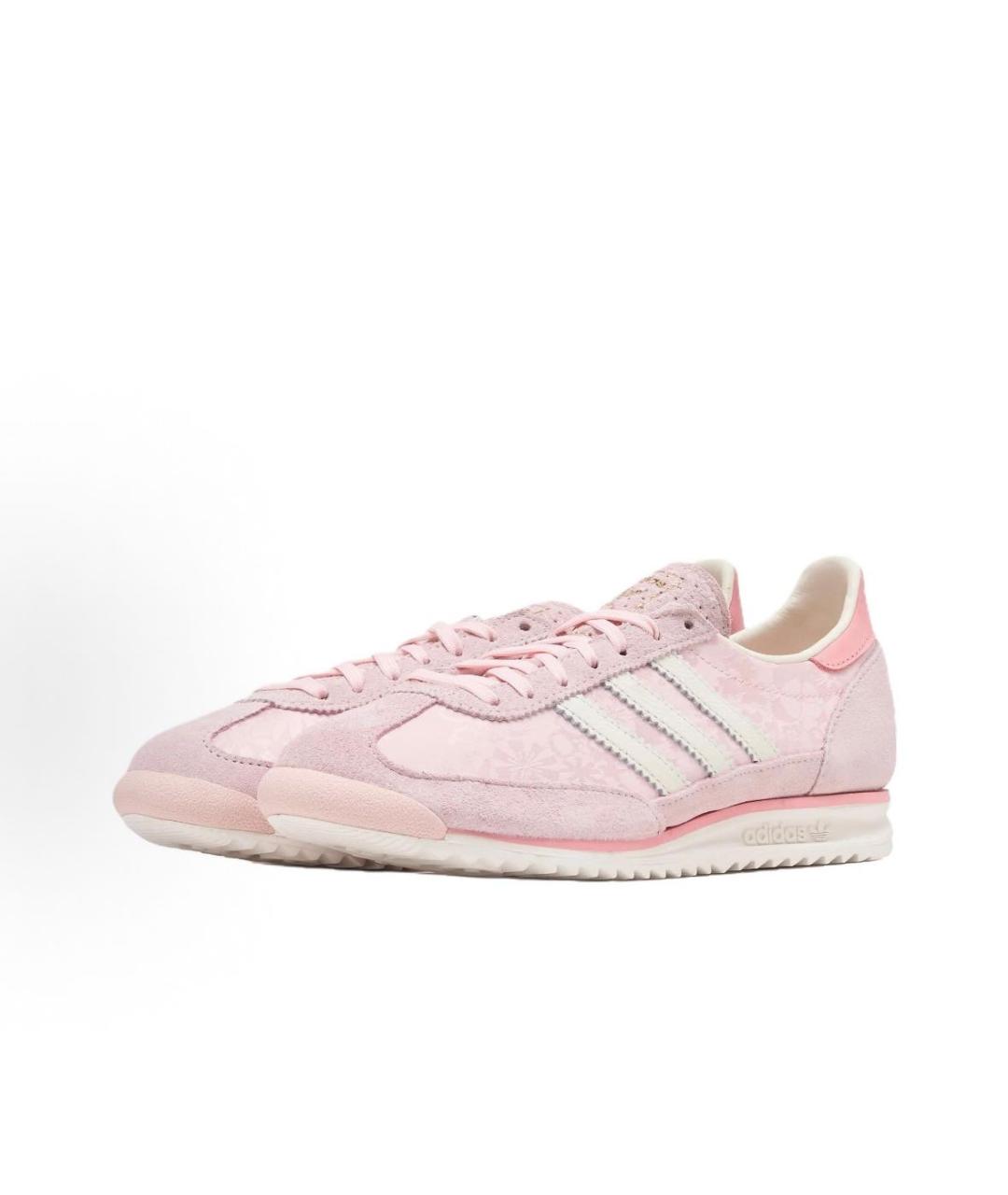ADIDAS Розовые текстильные низкие кроссовки / кеды, фото 3