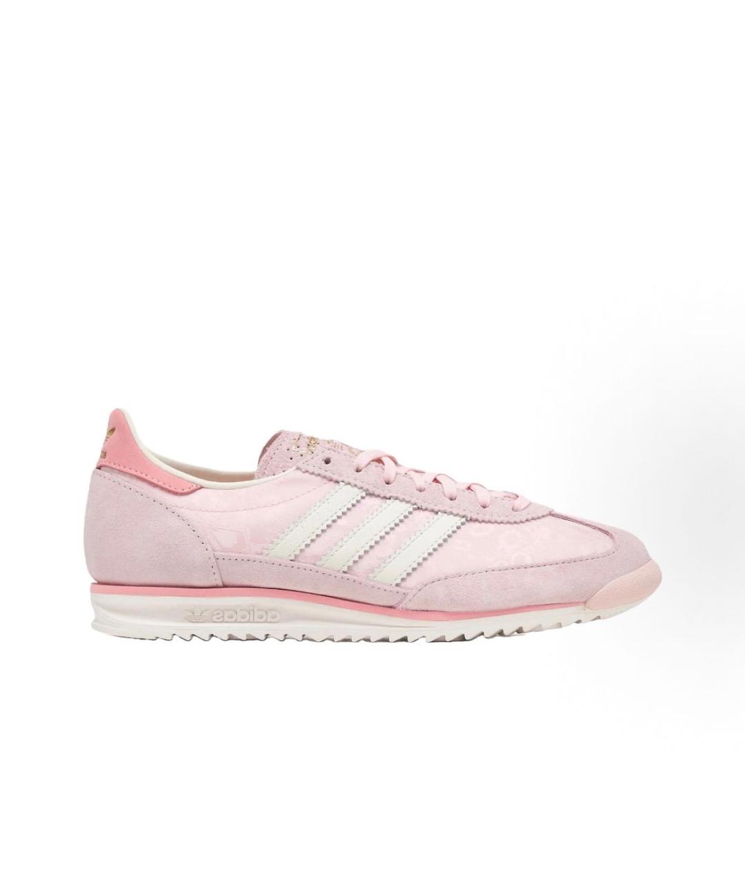 ADIDAS Розовые текстильные низкие кроссовки / кеды, фото 7