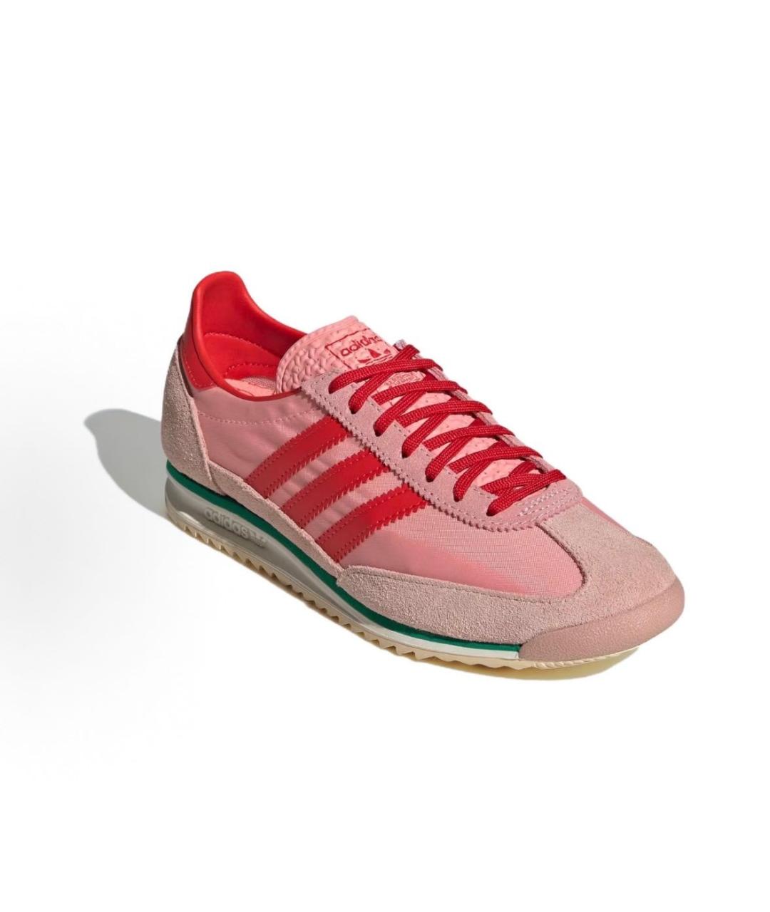 ADIDAS Розовые текстильные низкие кроссовки / кеды, фото 3