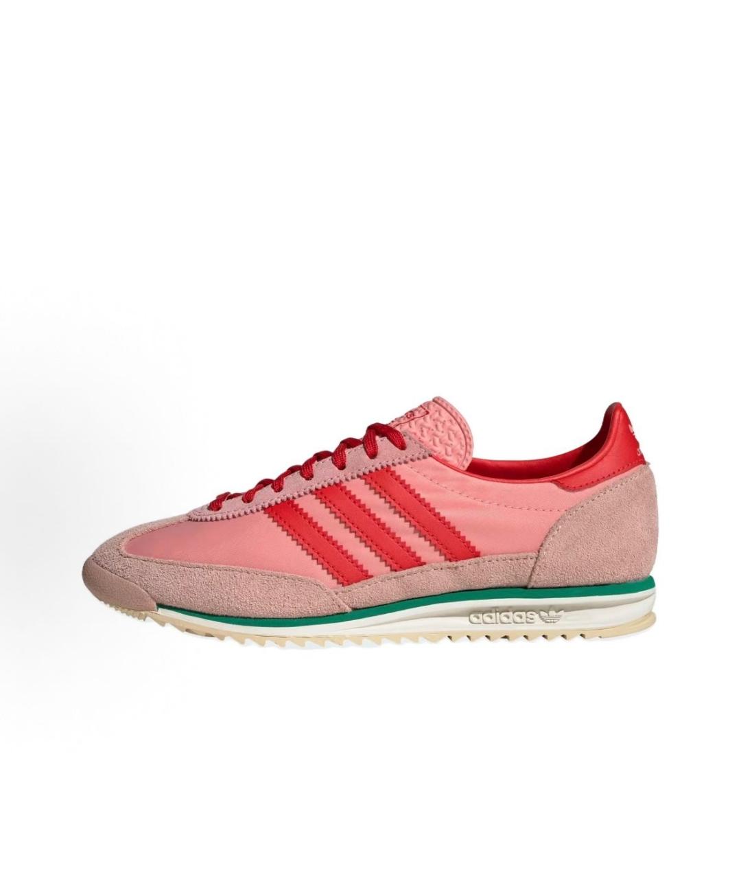 ADIDAS Розовые текстильные низкие кроссовки / кеды, фото 2