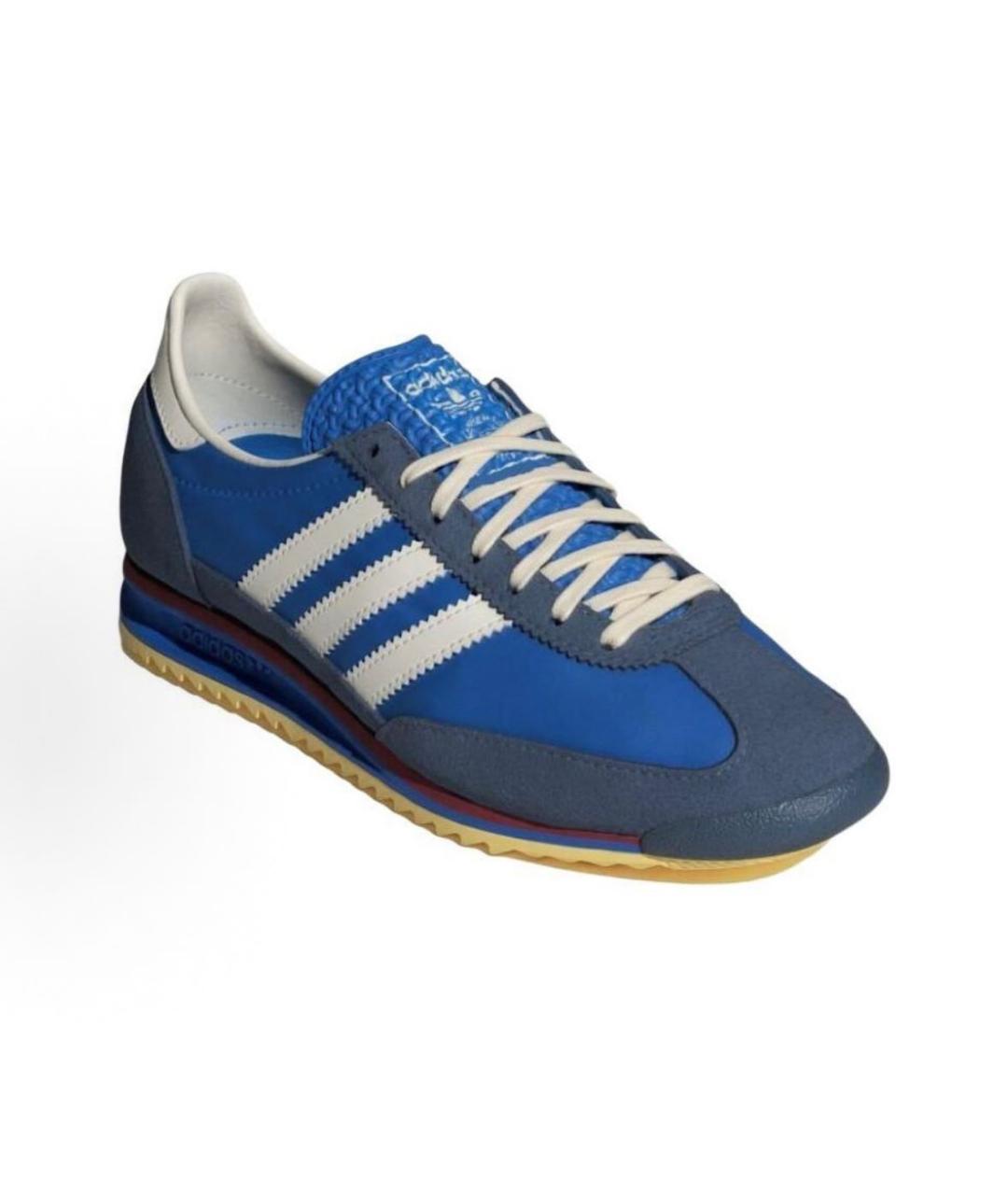ADIDAS Синие текстильные низкие кроссовки / кеды, фото 2