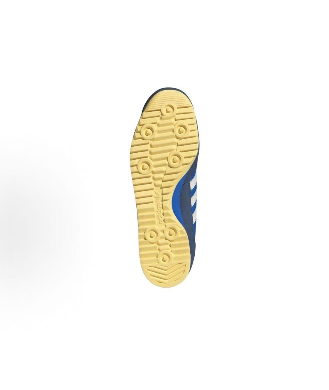 ADIDAS Синие текстильные низкие кроссовки / кеды, фото 5